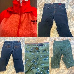 price is for each -Fila Hoodie, Tommy Hilfiger Ladies pants, ladies jeans